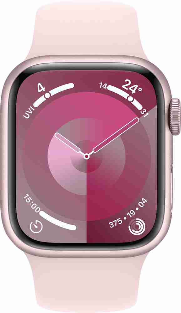 Apple Watch Series 9 GPS 41mm Pink Aluminium Case with Light Pink 
