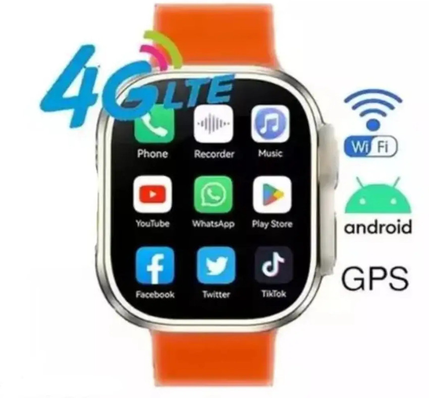 Hokti T800 Android Smart Watch Men 4G Network BT Call GPS X8 Ultra S2 Smartwatch Smartwatch Price in India Buy Hokti T800 Android Smart Watch Men 4G Network BT Call GPS