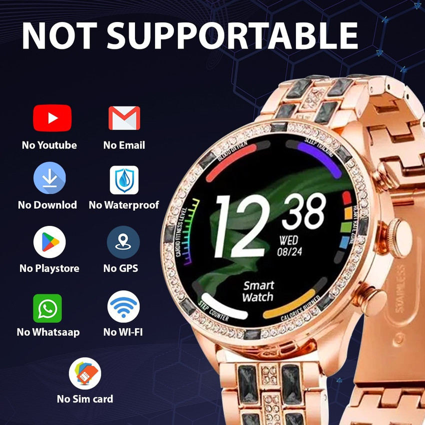 Olivepranc Gen 9 women s Bluetooth calling Best Diwali Gift with Music Play Smartwatch