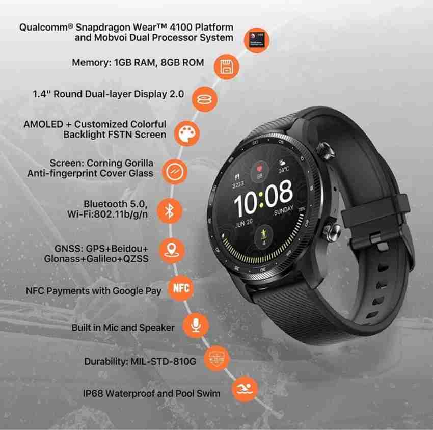 Ticwatch pro shop android wear 2.0