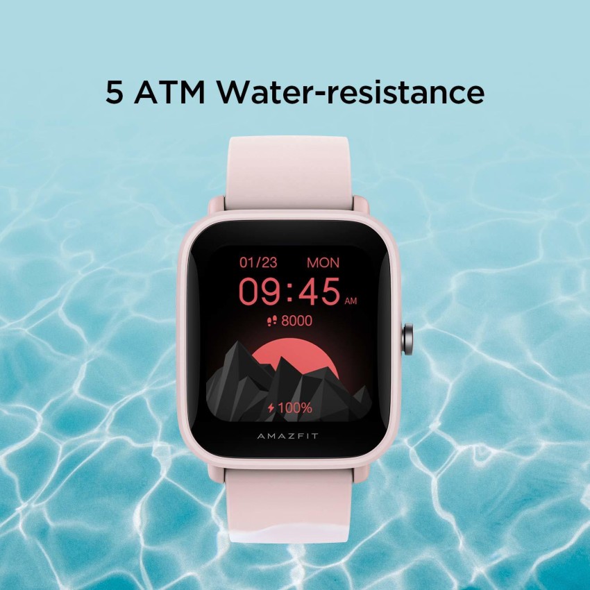 Amazfit Bip 3 Pro Smart Watch for Android iPhone Bip 3 Pro Smart Watch for  Women (Pink)