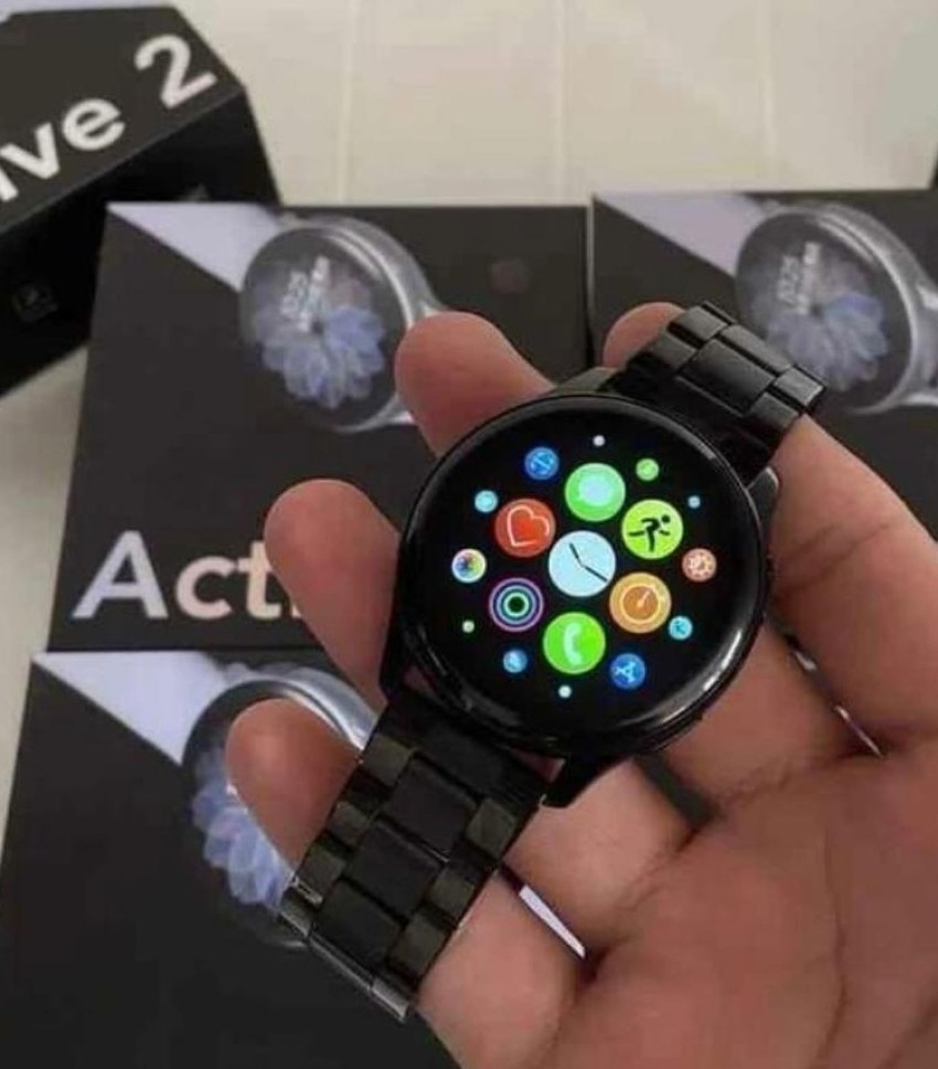 Black Aluminium Samsung Galaxy Watch Active 2 ( Bluetooth, 44 Mm)