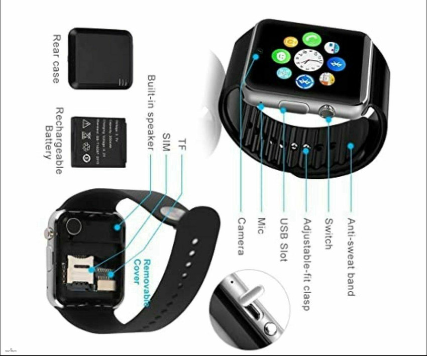 A1 bluetooth smart watch phone online