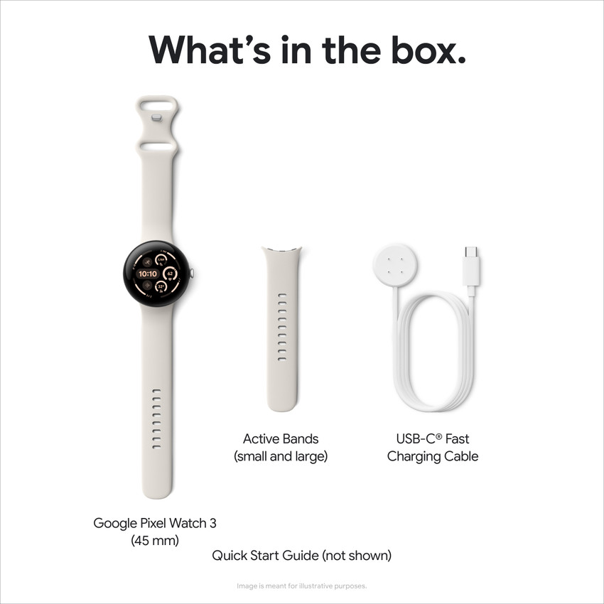 Google Pixel Watch 3 (41 mm), AMOLED LTPO display, Advanced motion 