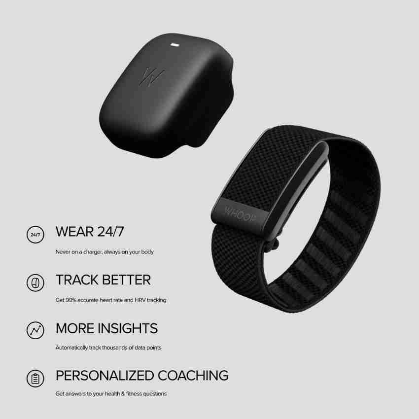 WHOOP 4.0 with 12 Month Subscription Wearable Health Fitness Activity Tracker