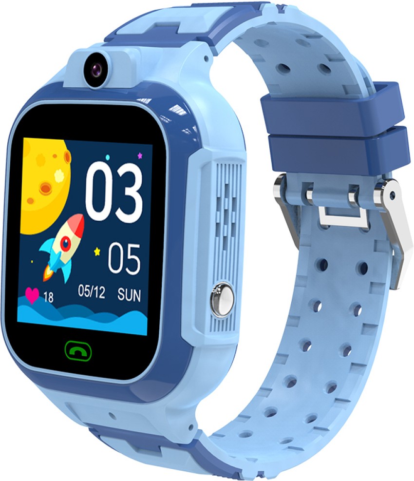 Kids smartwatch with 4G video calls and positioning blue