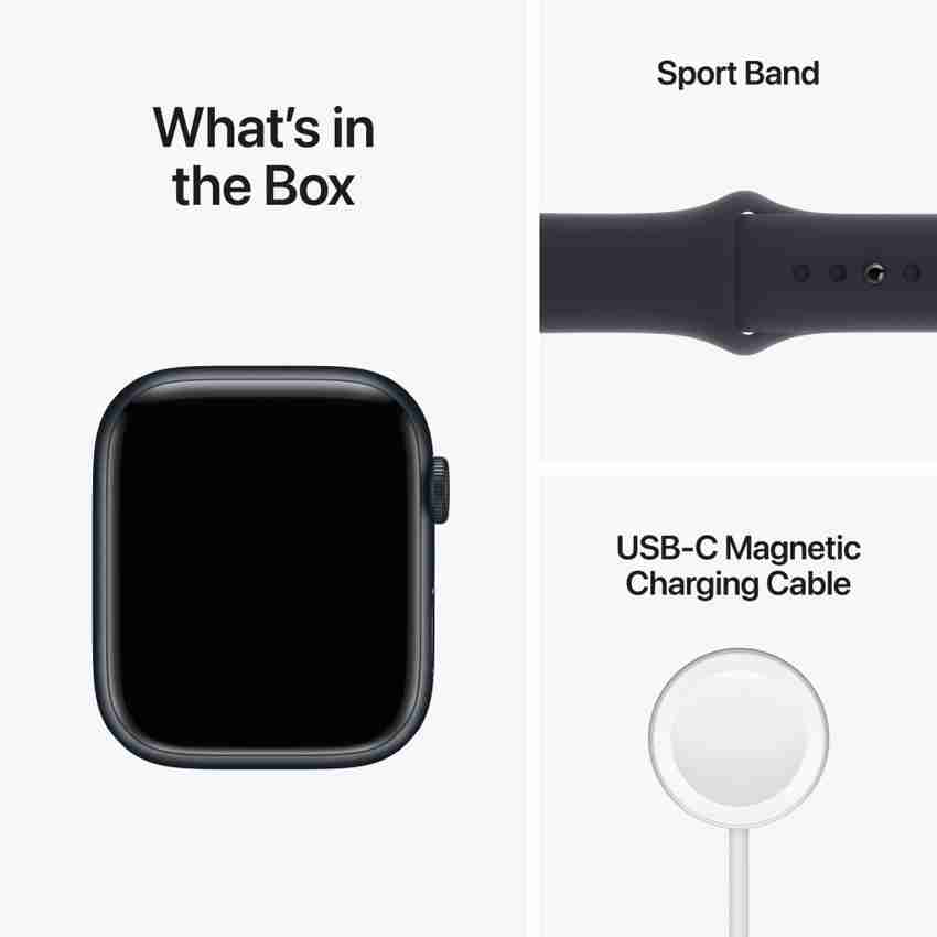 Apple Watch Series 8, 45mm GPS + Cellular ECG app, Temperature 