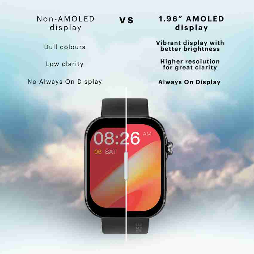 Amoled display smartwatch sale