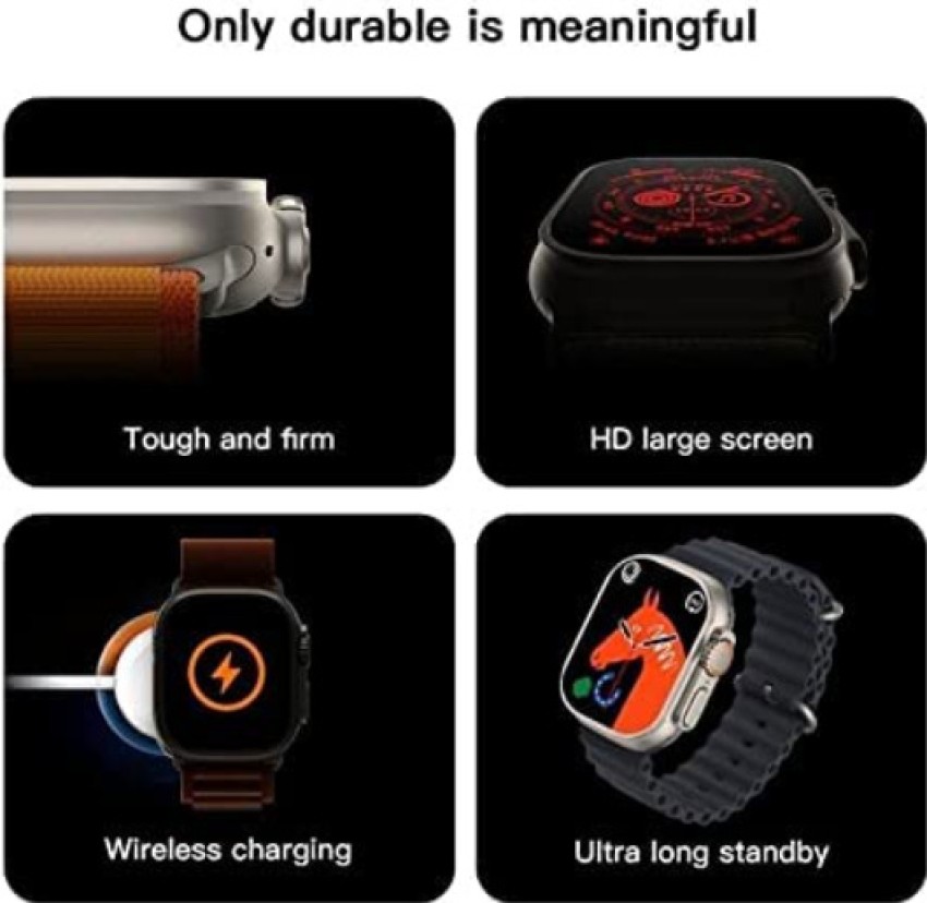 SGG 8 Ultra Smart Watch HD 1.99 Inch Display Smart Watch Bluetooth Calling  Smartwatch