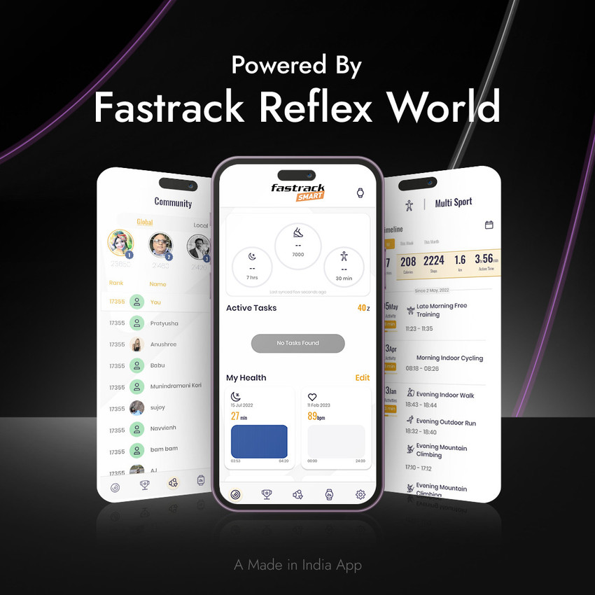 Fastrack Optimus with 1.43 AMOLED Display with AOD 466x466 BT