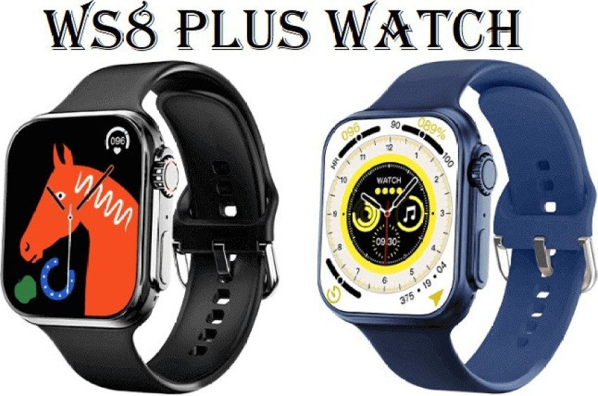 WS92 MAX Smart Watch Black Stainless Steel Case Custom Watch Faces