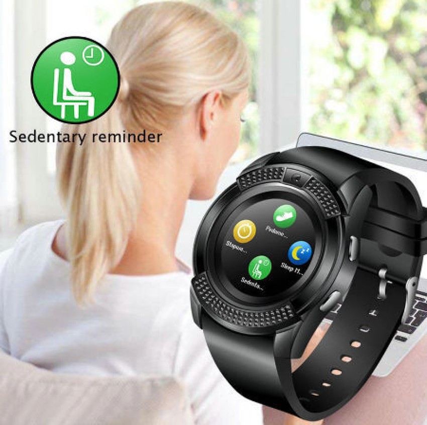 V8 smartwatch sim store card