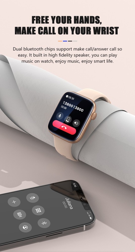 Smartwatch compatible with sales iphone 8 plus