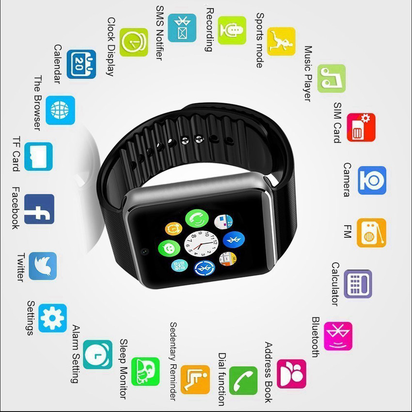 Hayyo A1 Smart Watch Support Bluetooth Voice Calling SIM Memory Card Camera Smartwatch Price in India Buy Hayyo A1 Smart Watch Support Bluetooth Voice Calling SIM Memory Card Camera