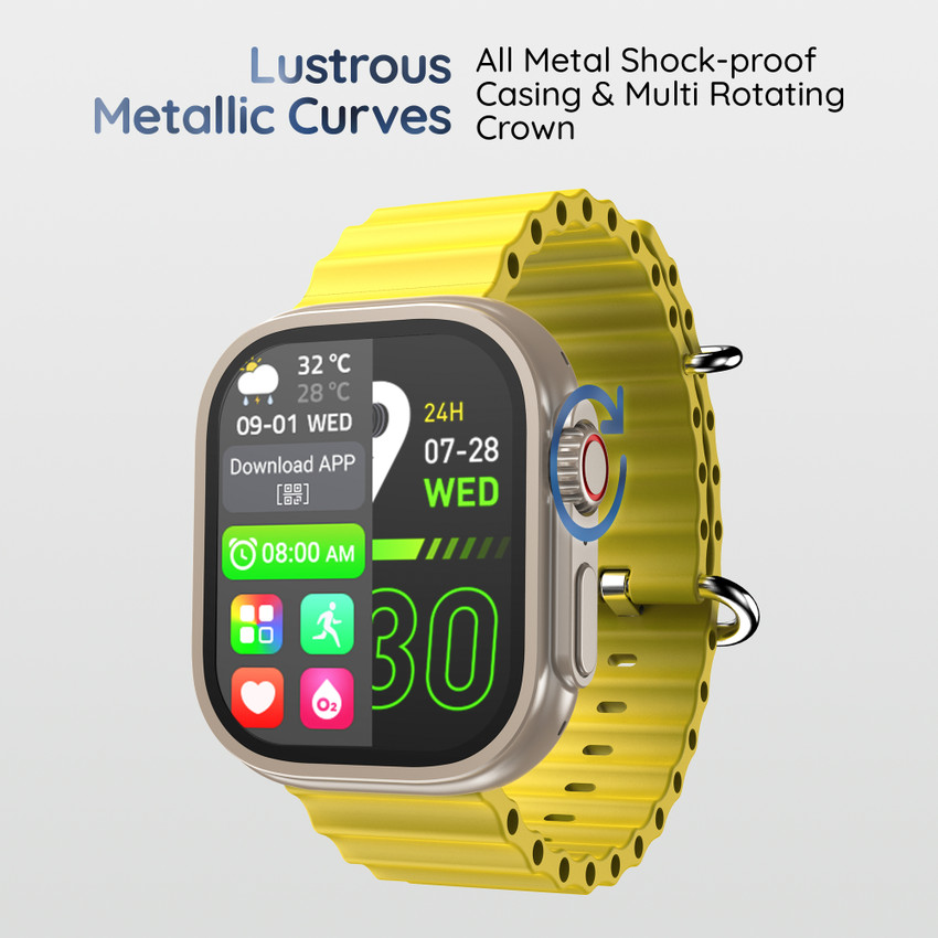 Pebble Crest 2.02"Infinite Display,Rugged Design,BT Calling,Rotating Crown,Health Suite Smartwatch Price in India - Buy Pebble Crest 2.02"Infinite Display,Rugged Design,BT Calling,Rotating Crown,Health Suite Smartwatch online at Flipkart.com