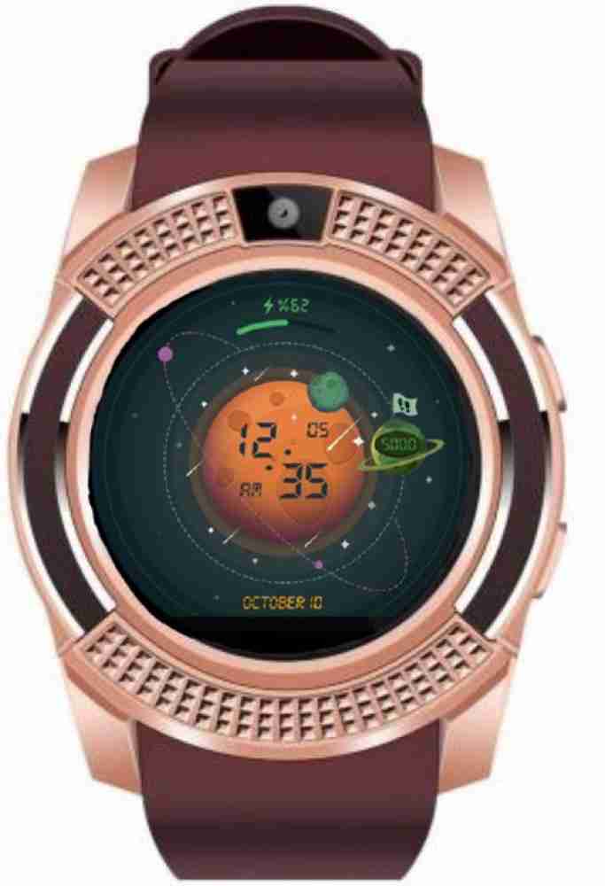 Smart watch v8 gold online