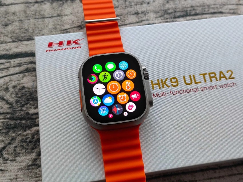 HK9 ULTRA2 Amoled Premium Watch-NoLogo-2 Bands – SastaJugaad