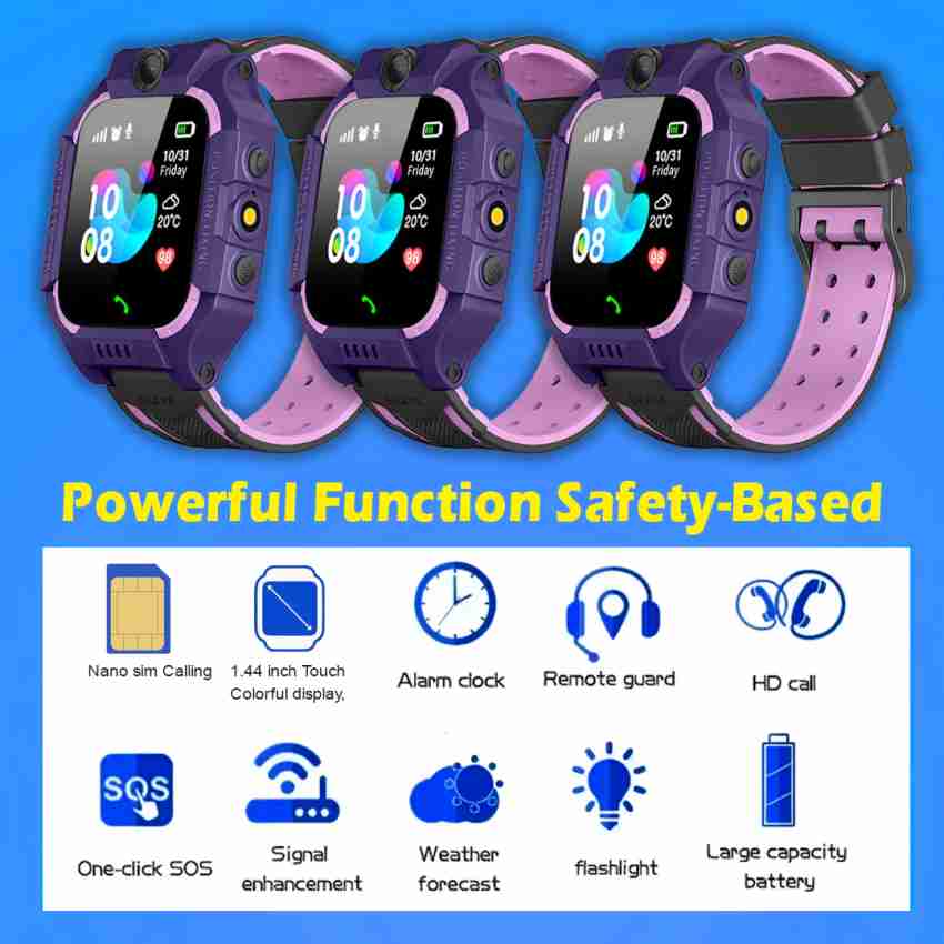 Buy WTG -2G Sim Card SmartWatch for Kids, LBS Location Tracking