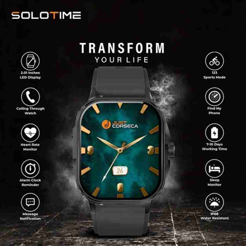 CORSECA Solotime Smartwatch Price in India Buy CORSECA Solotime Smartwatch online at Flipkart