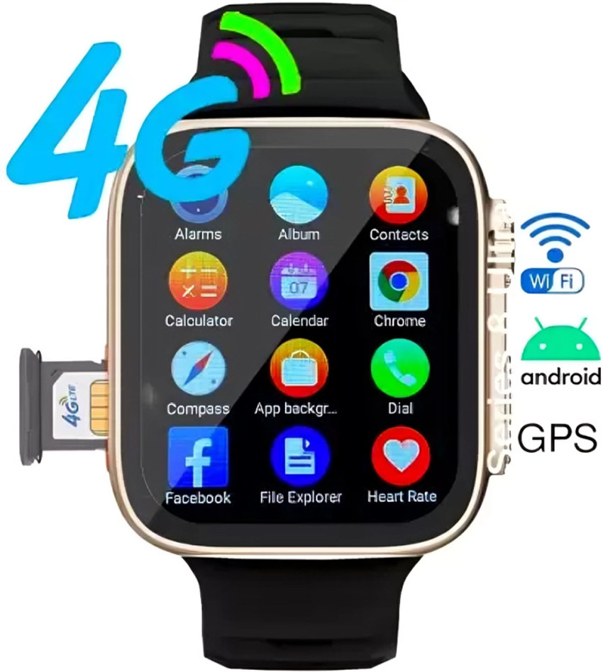 Smartwatch with 4g sim slot top