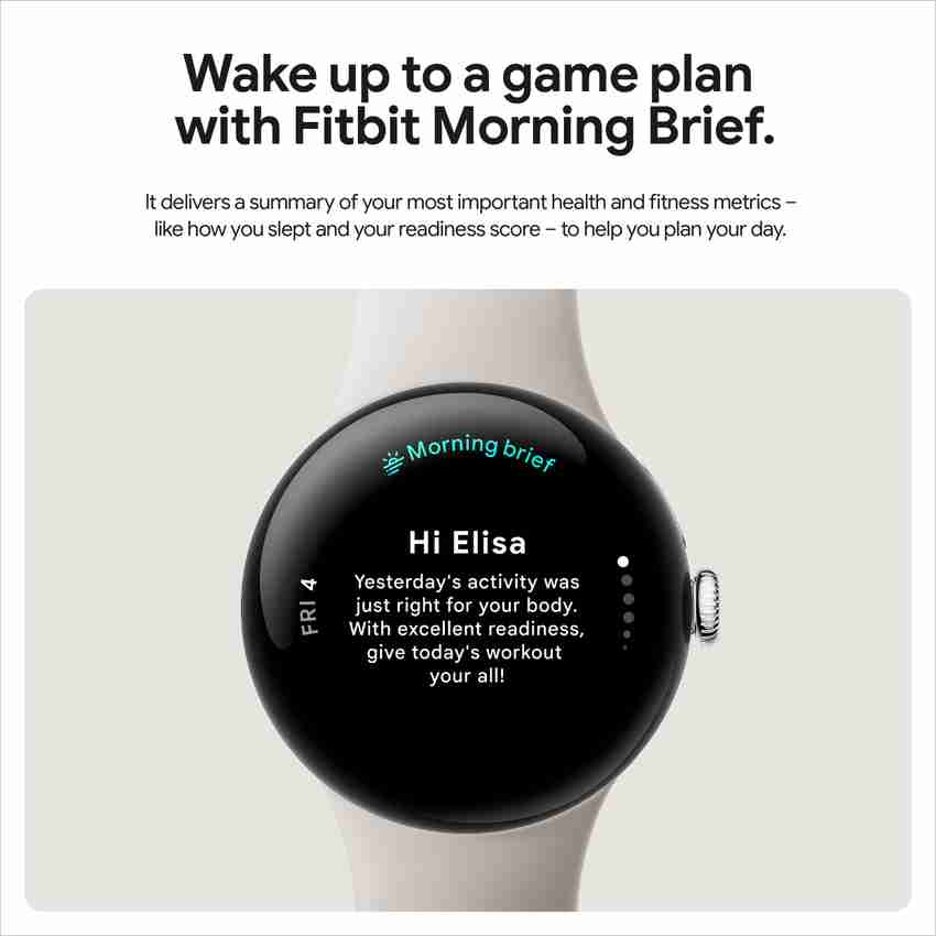 Google Pixel Watch 3 (41 mm), AMOLED LTPO display, Advanced motion 