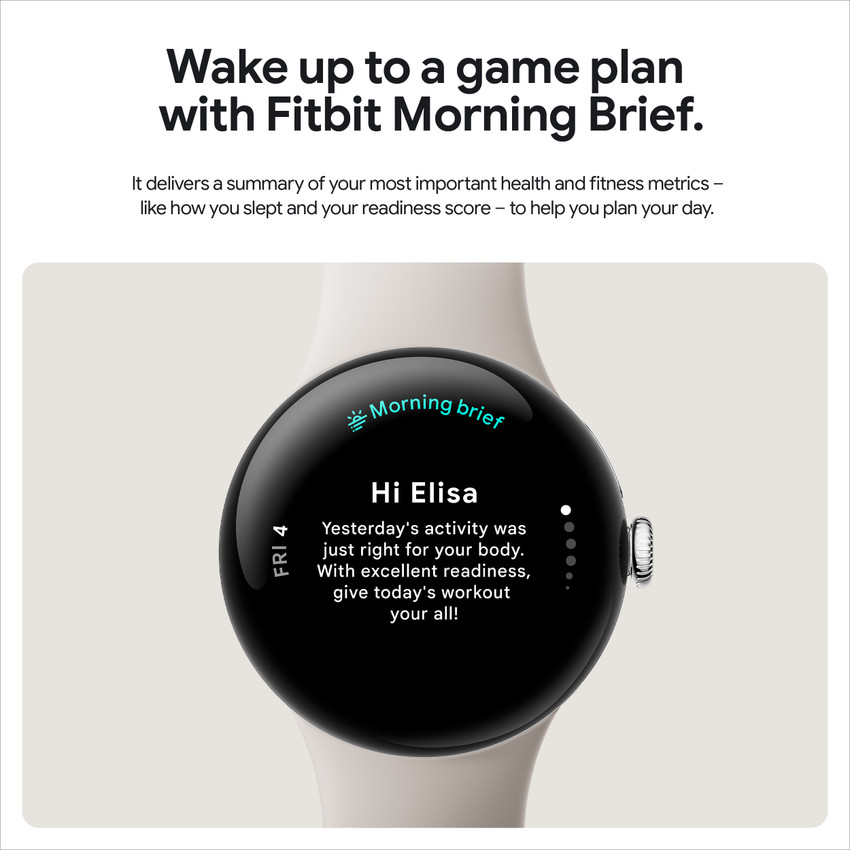 Google Pixel Watch 3 (41 mm), AMOLED LTPO display, Advanced motion 