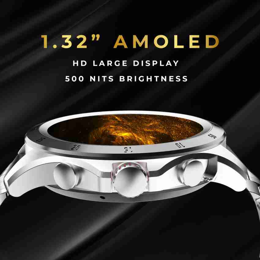 Gizmore Glow Luxe 1.32 inch Always On AMOLED Display Bluetooth Calling Luxurious Smartwatch