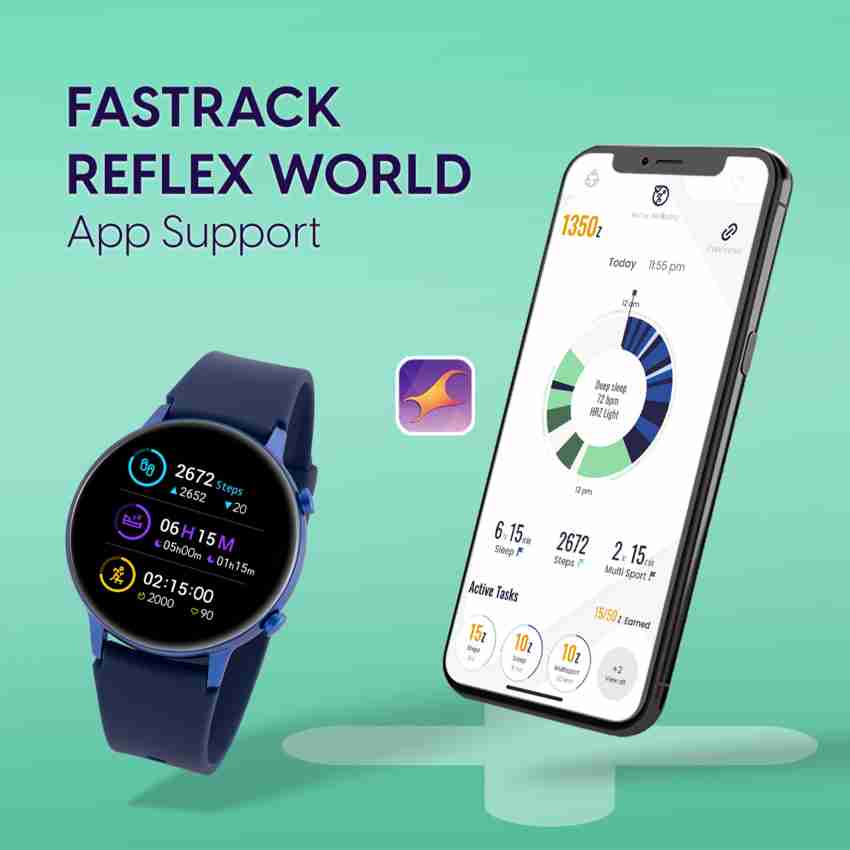 Fastrack Reflex Play 1.3 AMOLED Display BT Calling 25 Sports