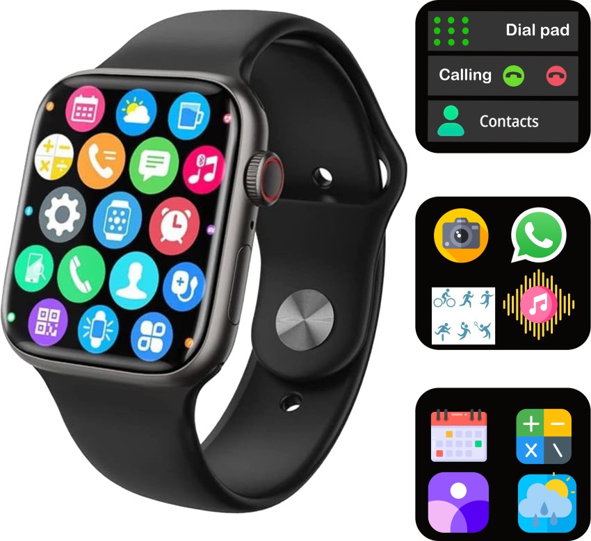 Buy WOLFFIA 4G Android T55 Smart Watch With Bluetooth Connectivity Smartwatch  Smartwatch (Black Strap) Online at Best Prices in India - JioMart.