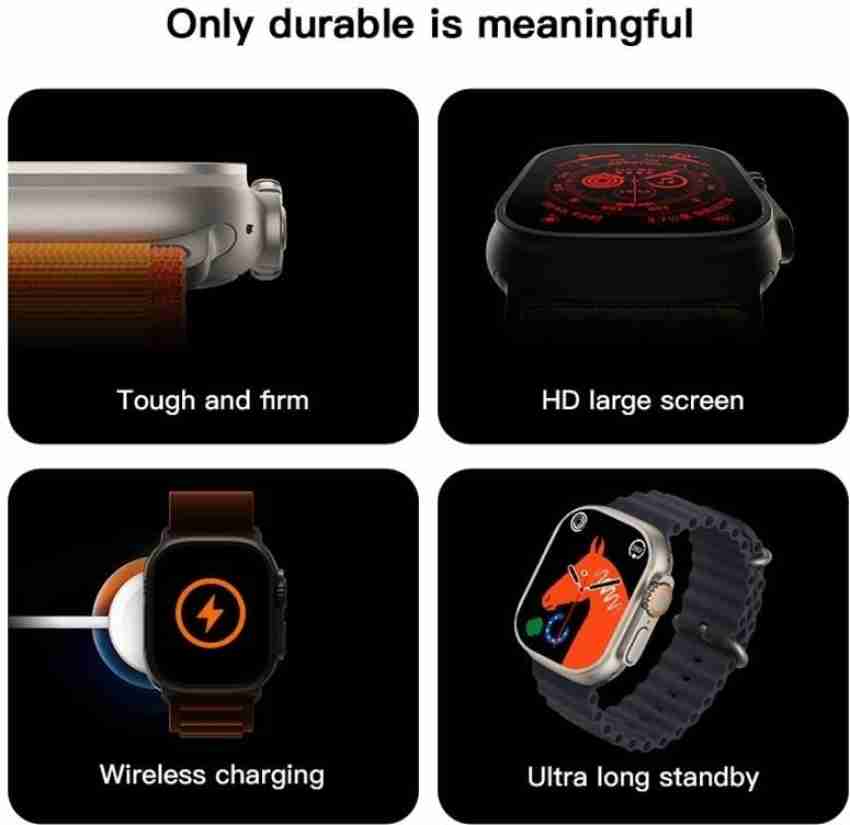 Apple Watch Ultra [GPS + Cellular 49mm] Smart Watch w/Rugged Titanium Case  & Midnight Ocean Band. Fitness Tracker, Precision GPS, Action Button
