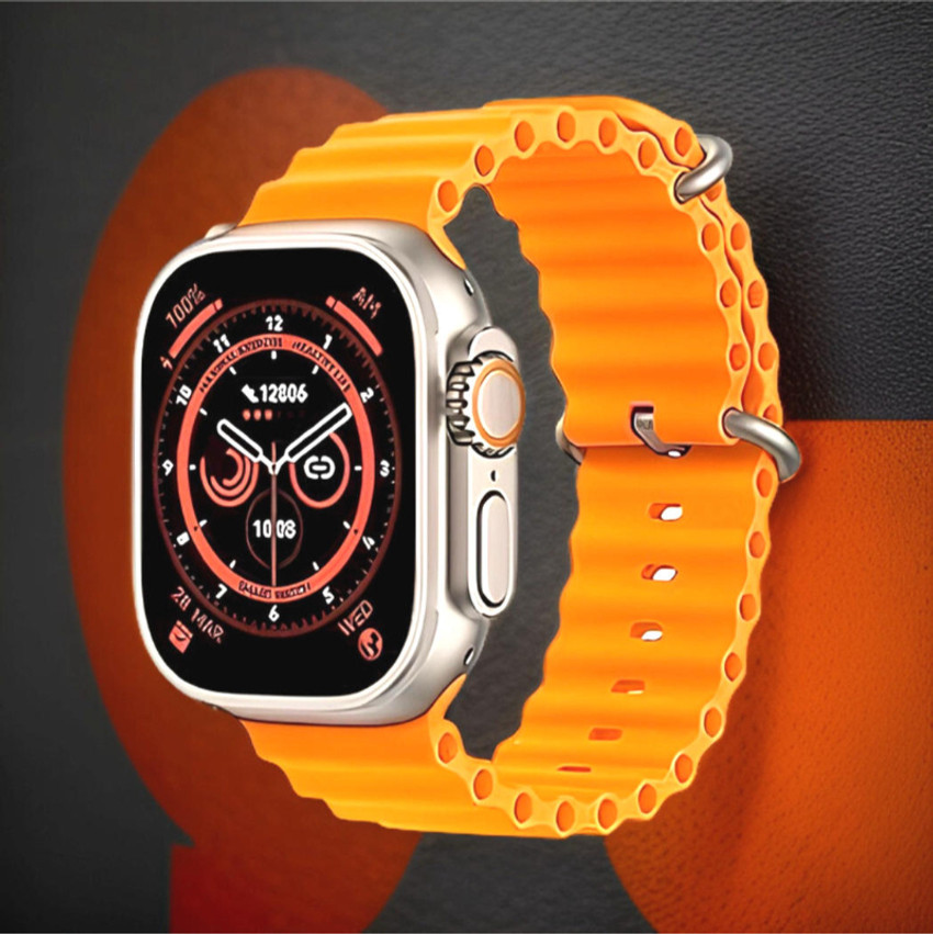 FRONY GQ 192 T800 Ultra smart watch 4G network Smartwatch Orange Smartwatch Price in India Buy FRONY GQ 192 T800 Ultra smart watch 4G network Smartwatch Orange Smartwatch online at Flipkart