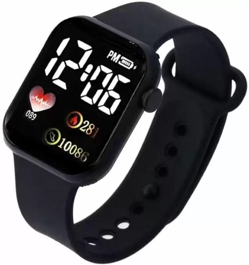 SAAYA Digital Square Black Advanced HD Display Digital Watch RIS 2023 Digital Watch For Men Women Buy SAAYA Digital Square Black Advanced HD Display Digital Watch RIS 2023 Digital