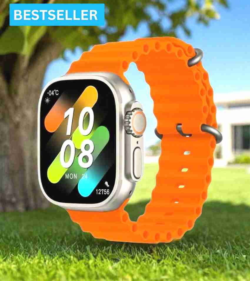 FRONY S8 Ultra (smartwatch ) (Ultra Watch For Men & Women) Orange ZX46  Smartwatch Price in India - Buy FRONY S8 Ultra (smartwatch ) (Ultra Watch  For Men & Women) Orange ZX46