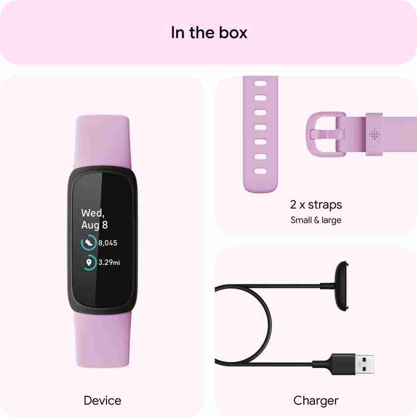 FITBIT Inspire 3 Health & Fitness Tracker (Lilac Bliss / Black