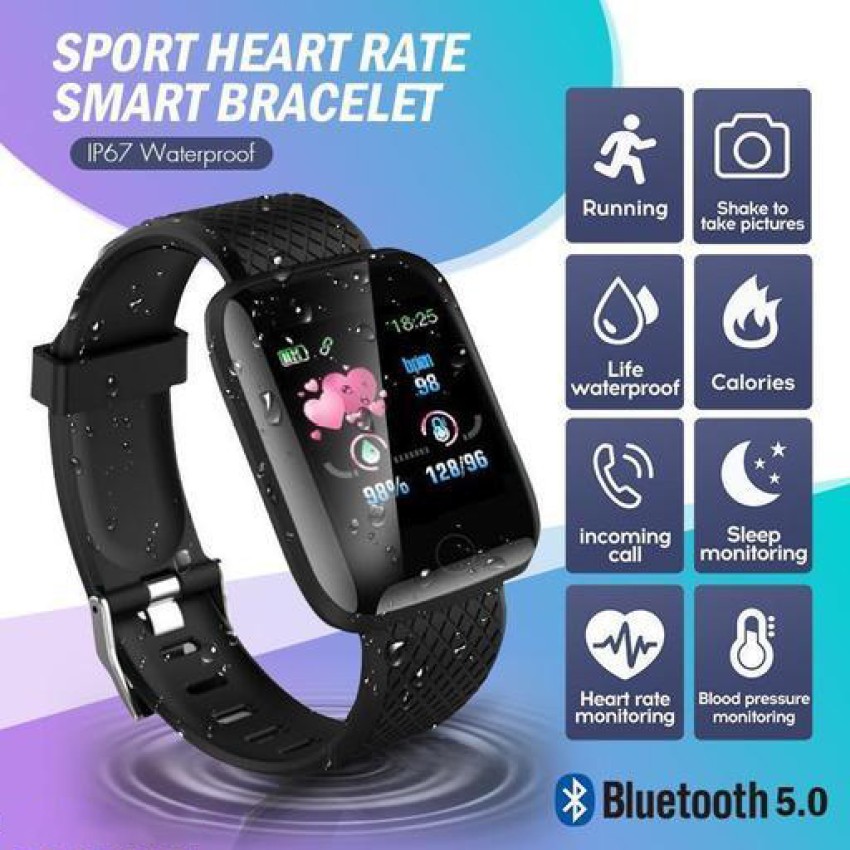 Smart Watch, Bluetooth Smartwatch Compatible With Android Ios Phones,ip67  Waterproof Fitness Watch Smartwatch Touch Screen Sports Watch With Blood  Pre