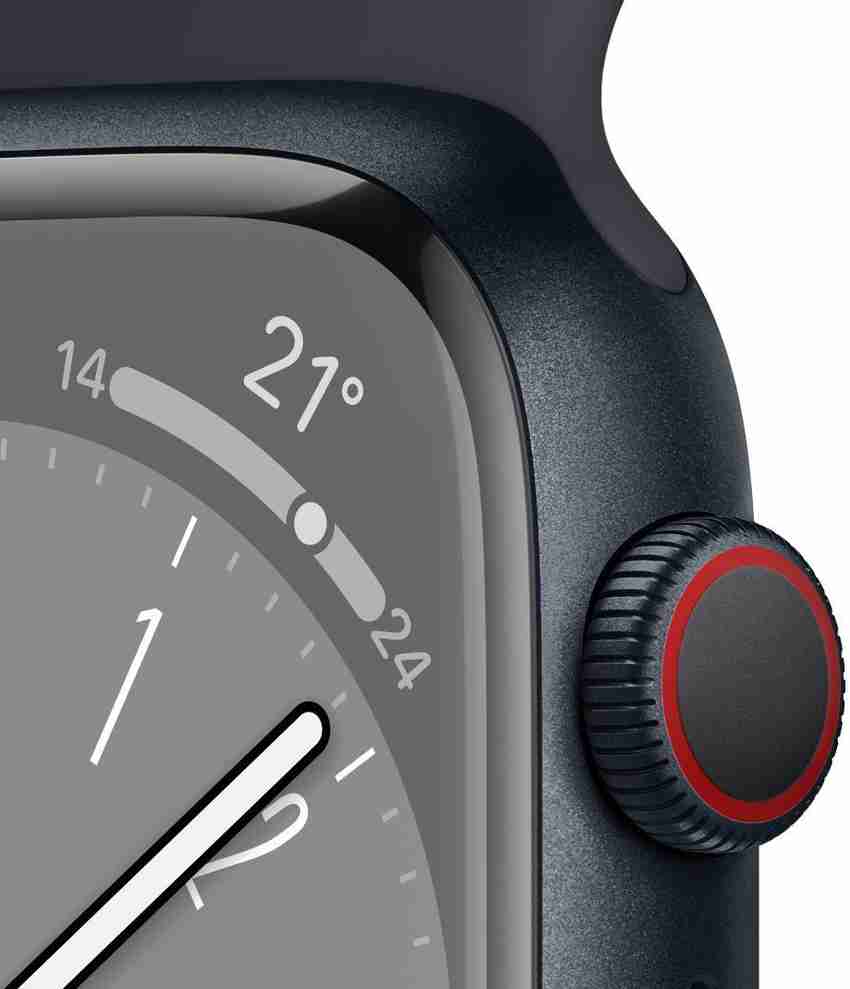 Apple Watch Series 8, 41mm GPS + Cellular ECG app, Temperature 