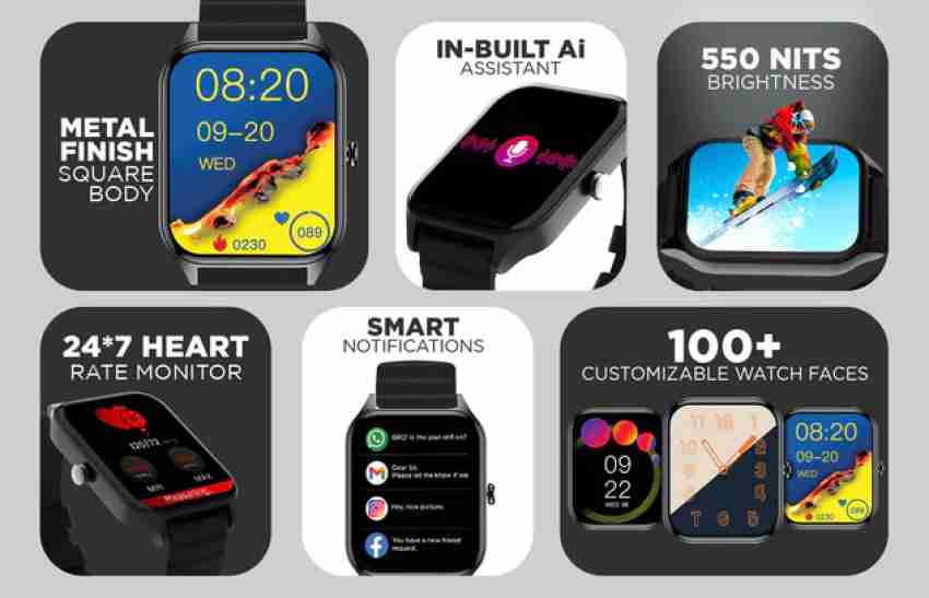 Intex BT Smartwatch FitRist Optima Smartwatch Price in India Buy