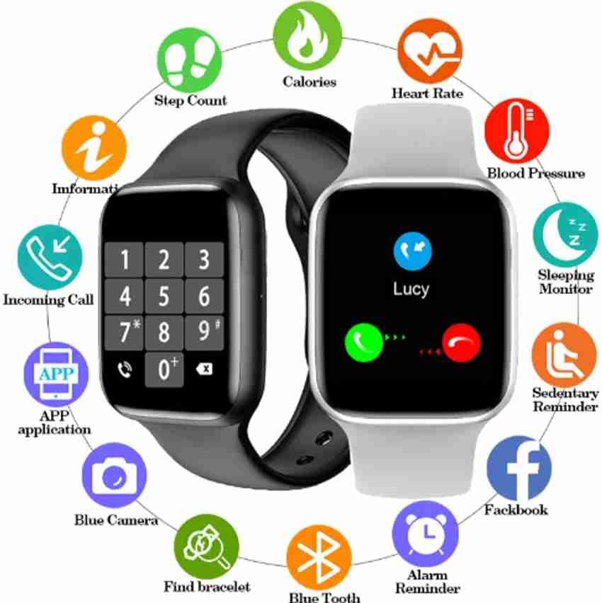 TAXTURE T500 Smart Watch Bluetooth Calling Full Touch Display T97