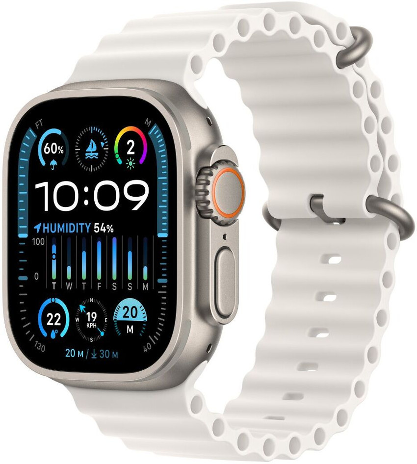 Apple Watch Ultra 2 GPS + Cellular 49mm Titanium Case with White 