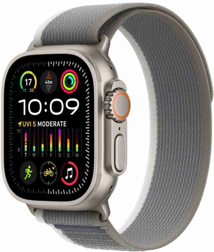 Apple Watch Ultra 2 GPS + Cellular 49mm Titanium Case with Green 