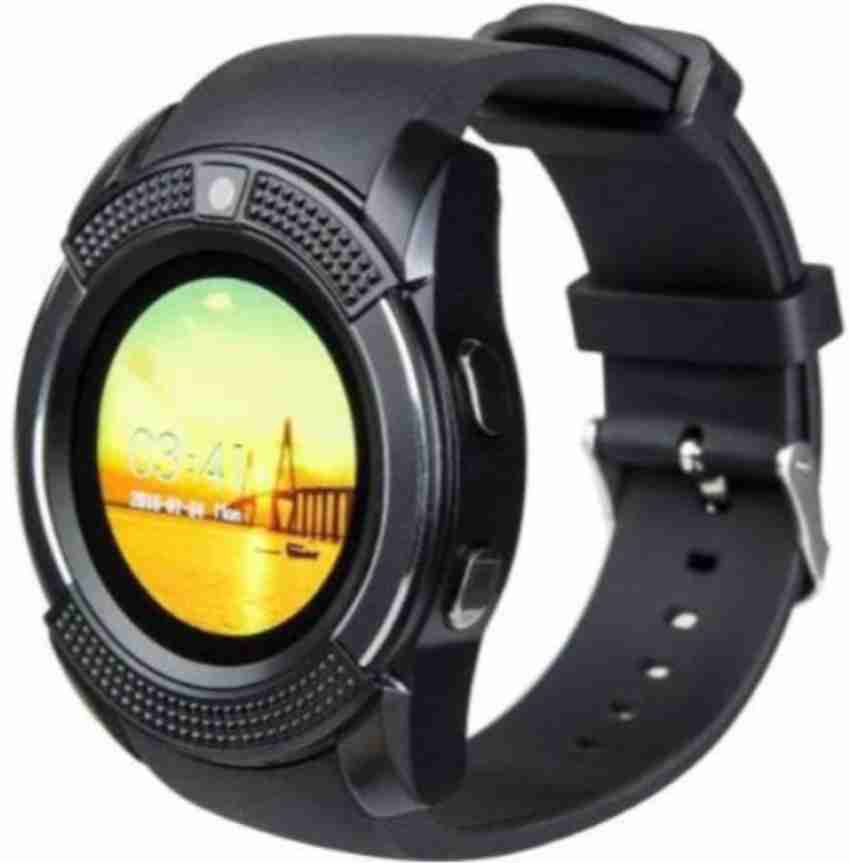 SYARA XYZ34 NY80 New Smartwatch V8 Black Smartwatch Black Strap