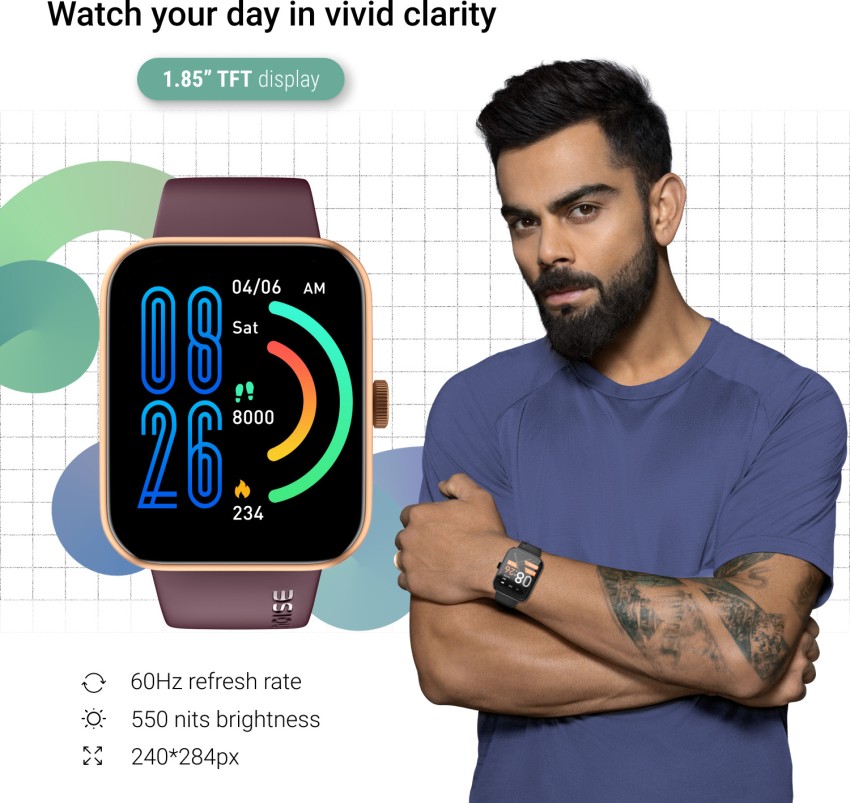 Noise Loop 1.85'' Display with Advanced Bluetooth Calling, 550 Nits  Brightness Smartwatch Price in India - Buy Noise Loop 1.85'' Display with  Advanced Bluetooth Calling, 550 Nits Brightness Smartwatch online at