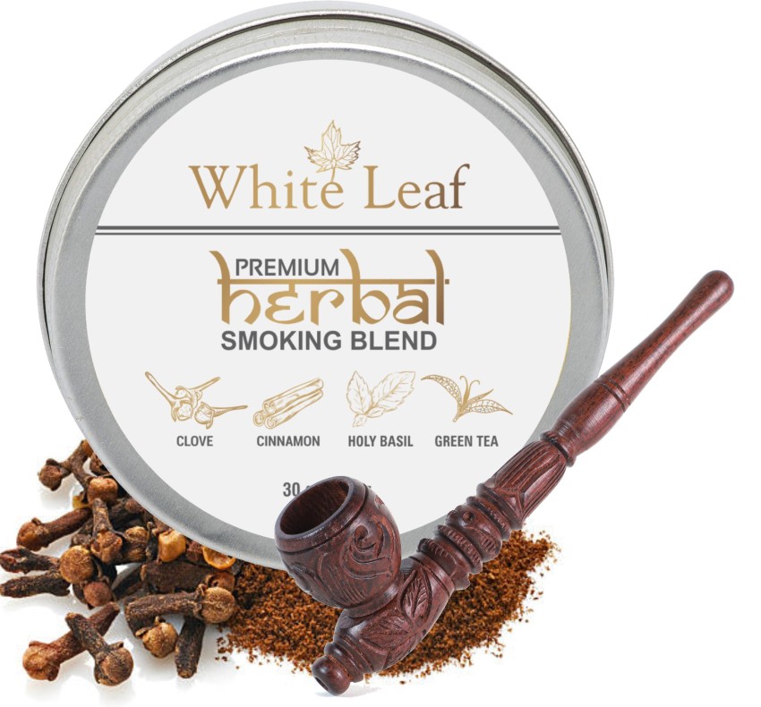 White Leaf 100 Premium Herbal Smoking Blend 30G Mixture Nicotine