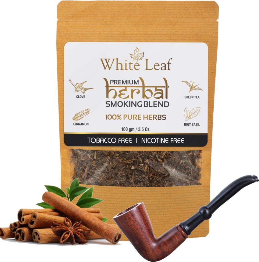 White Leaf Premium Herbal Smoking Mixture Blend 100 G 100 Natural