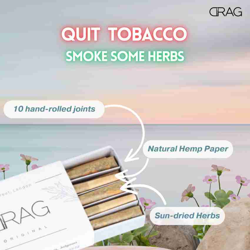 DRAG -Original (Herbal Joints for peaceful life) Smoking Cessations Price  in India - Buy DRAG -Original (Herbal Joints for peaceful life) Smoking  Cessations online at