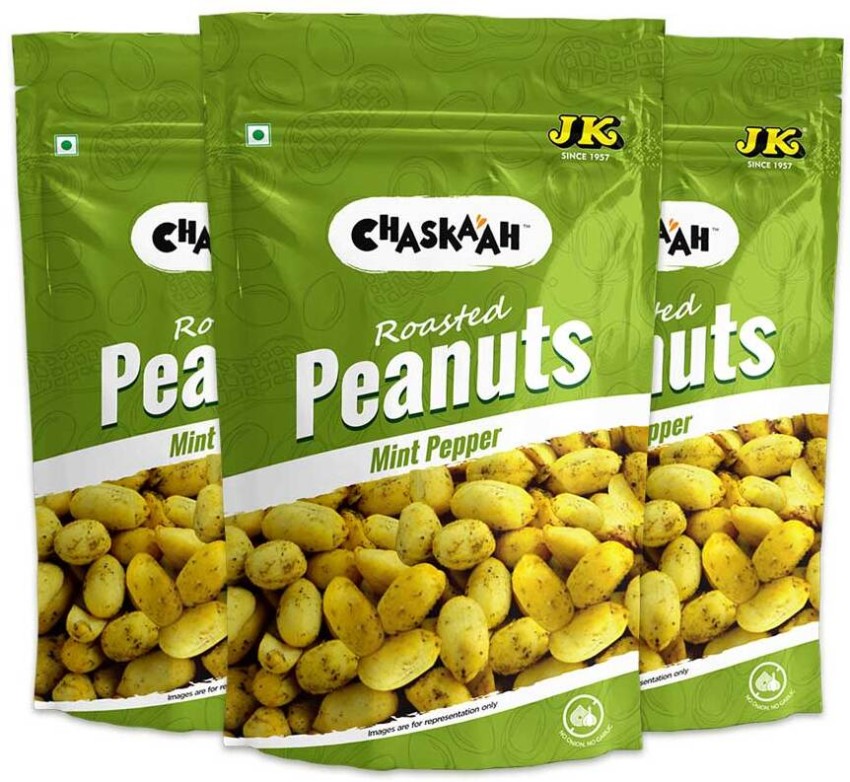 CHASKAAH Mint Pepper Peanuts 140g Roasted Peanuts Price in India