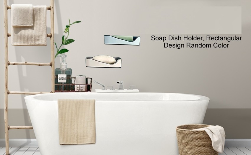 Double-layer Soap Dish, Wall-mounted Self-adhesive Bathroom Soap