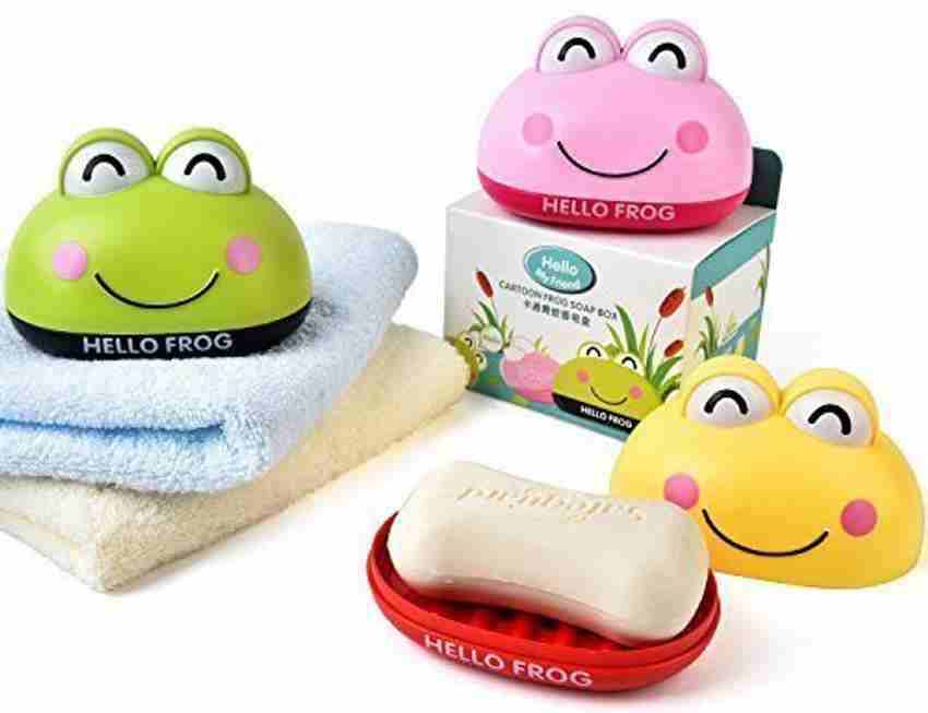 ALIFI Creative Cartoon Frog Bathroom Soap Holder 11x7.3x8 cm