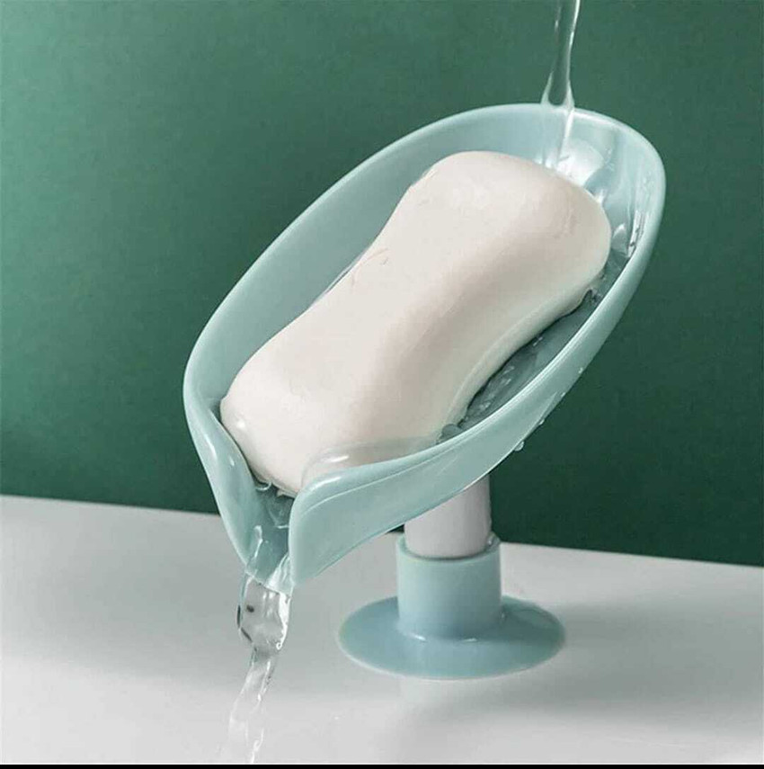 Decorative drainage soap holder outlet
