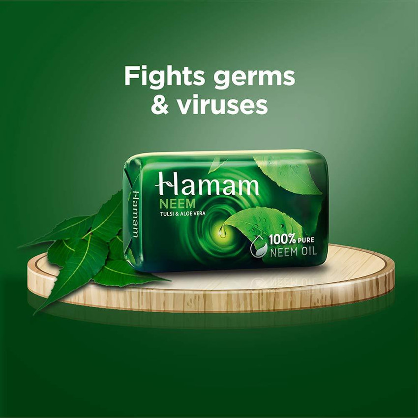 HAMAM Neem Tulsi Aloe Vera Soap 150g Price in India Buy
